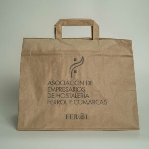 Bolsas de papel Take away & Delivery 32x22x25