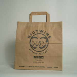 Bolsas de papel Take away & Delivery 28x16x29